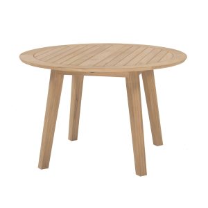 Drveni okrugli vrtni stol