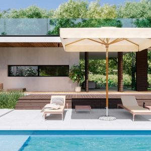 Drveni suncobran Dolomiti