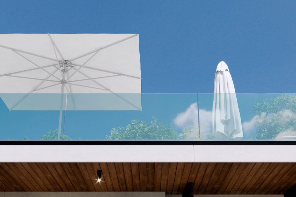 Alu vrtni suncobrani Petrarca