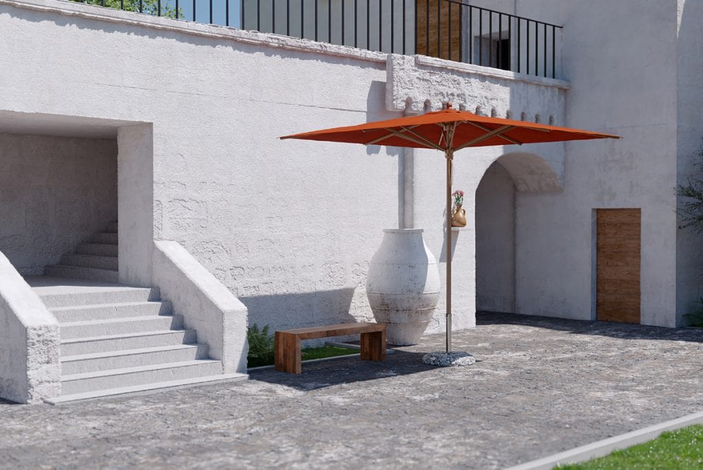 Drveni vrtni suncobrani Petrarca