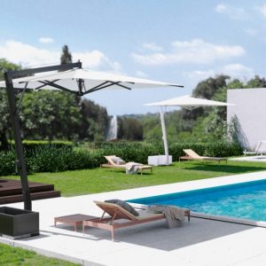 Vrtni suncobrani Saturno – ALU konstrukcija