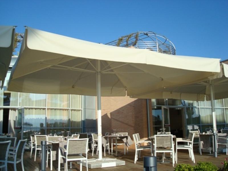 Veliki suncobran Leonardo – alu konstrukcija