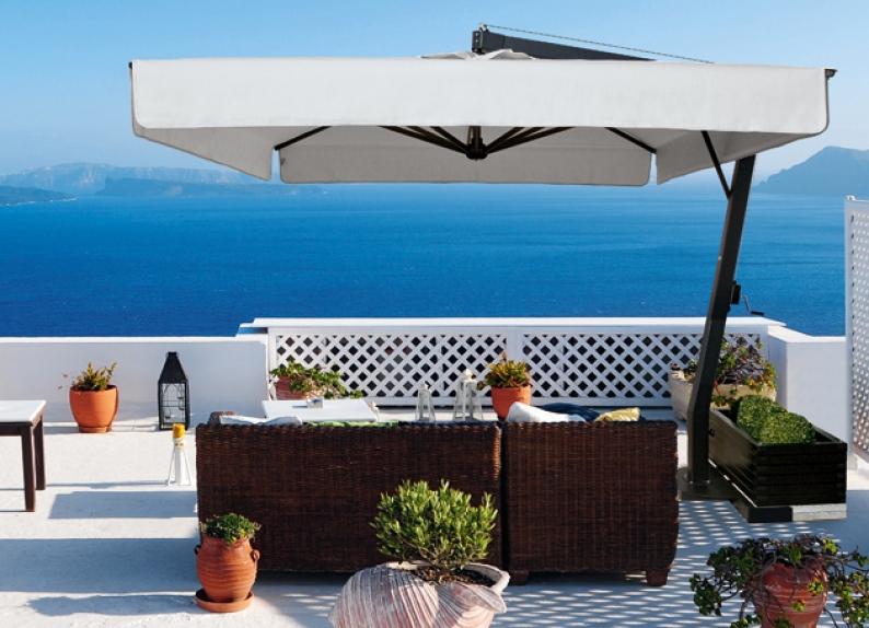 Vrtni suncobrani Saturno – ALU konstrukcija