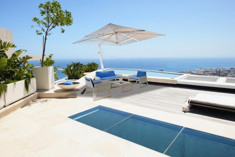 Vrtni suncobrani Saturno – ALU konstrukcija