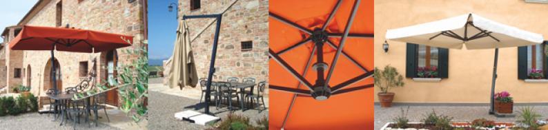 Vrtni suncobran Venere – ALU konstrukcija