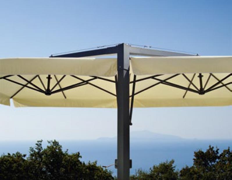 Suncobrani Fellini – alu konstrukcija