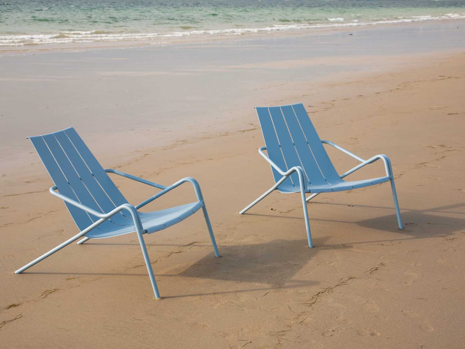 Lounge stolica Fleole Pigeon Blue