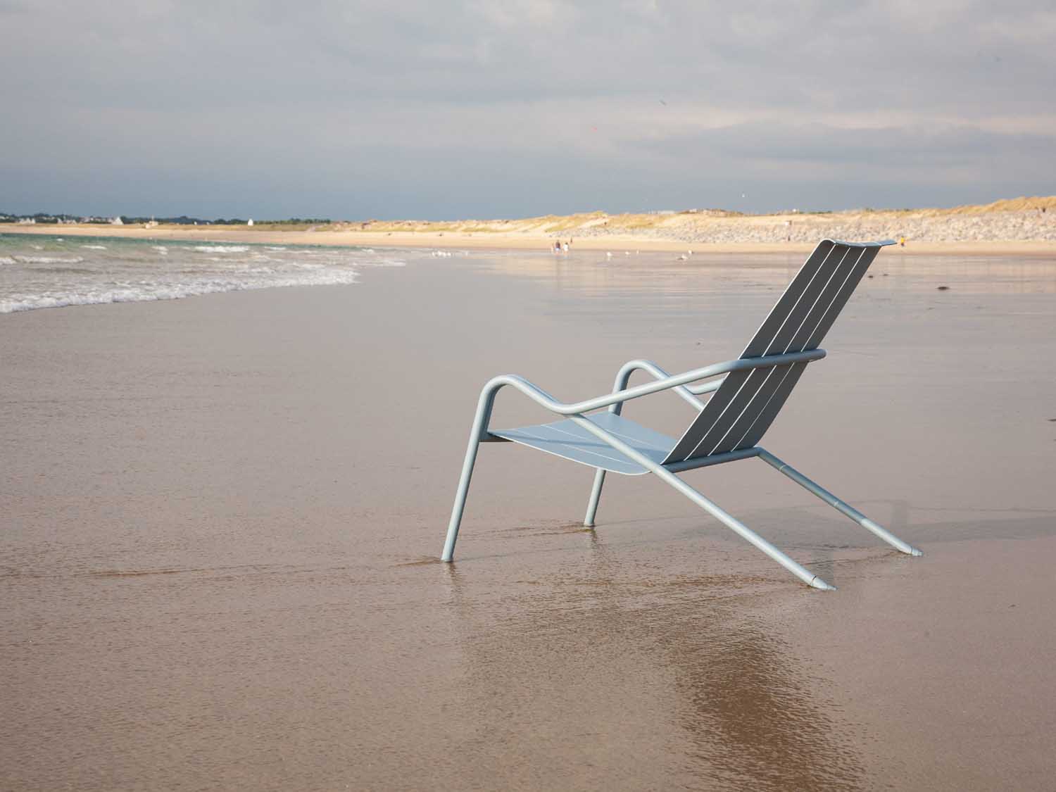 Lounge stolica Fleole Pigeon Blue