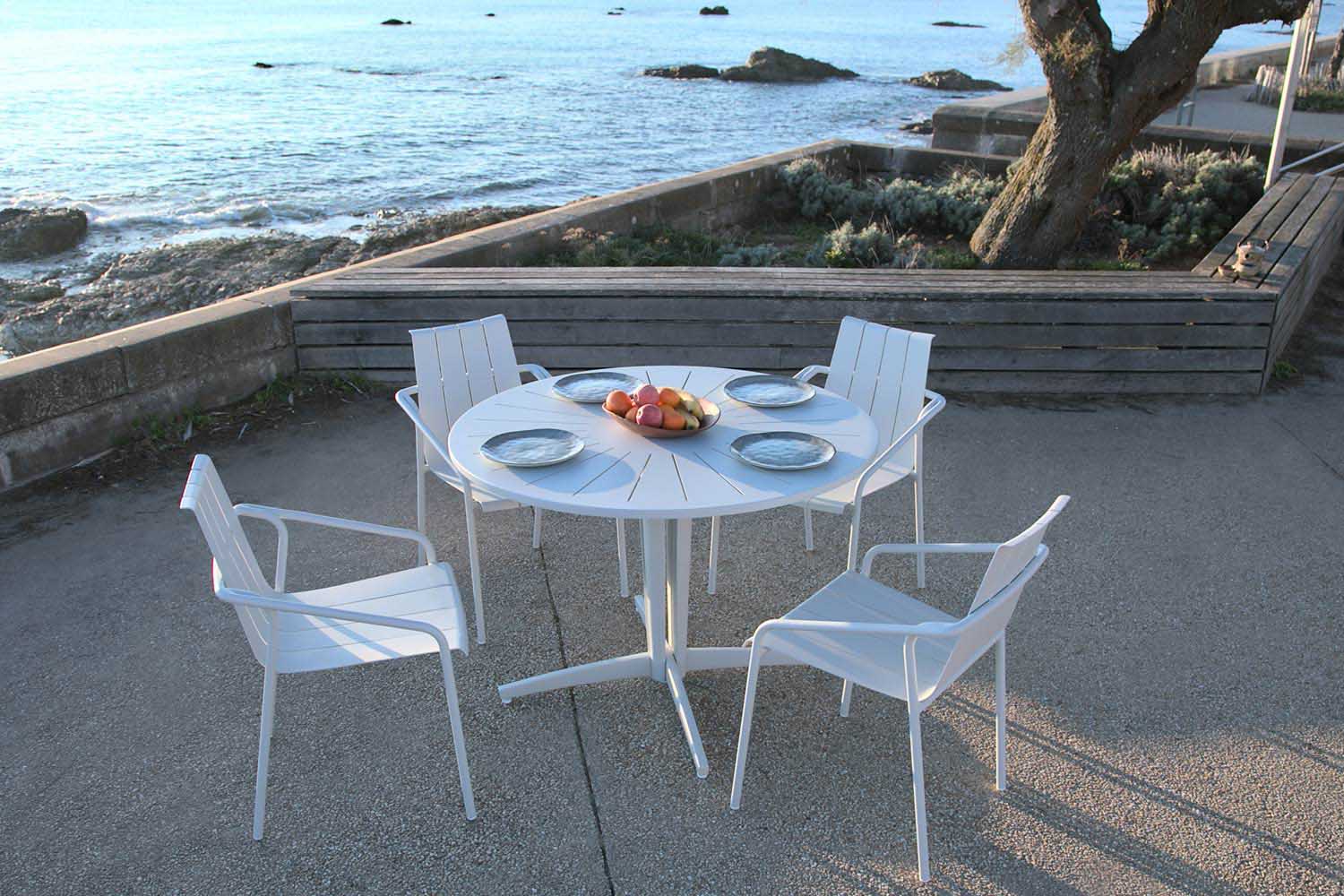 Stolica Fleole Pearl Grey