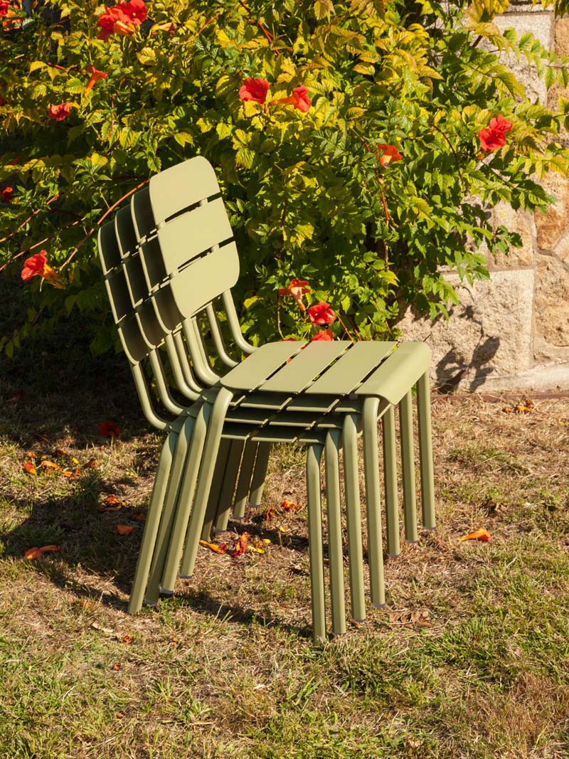 Stolica Alicante Chair Reed Green