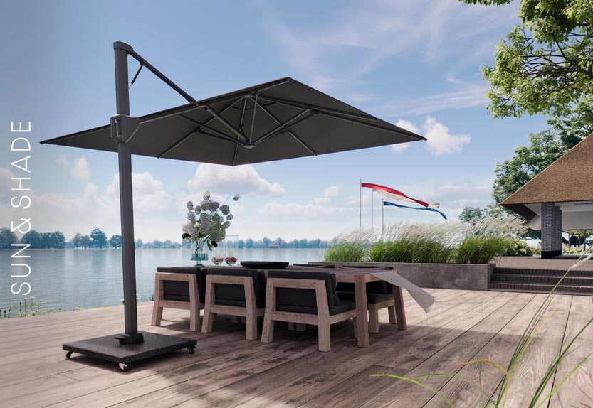 Suncobran Beaufort 320x320cm Manhattan