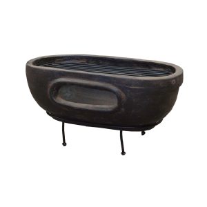 ovalni stolni roštilj