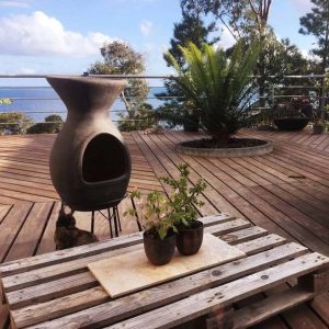 glineni vrtni roštilj