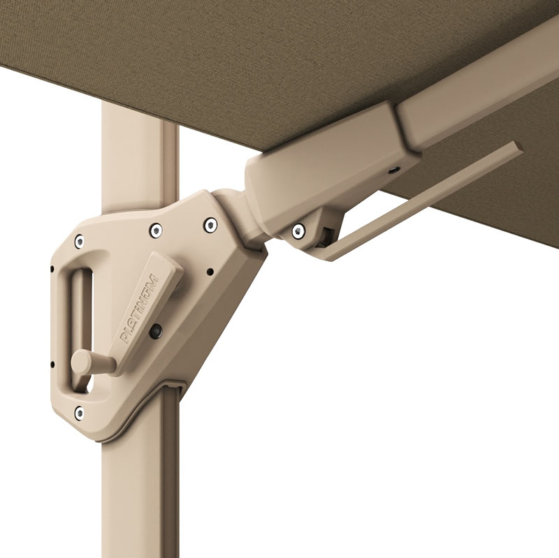 Suncobran Challenger Sandstone T2 300x300cm Champagne