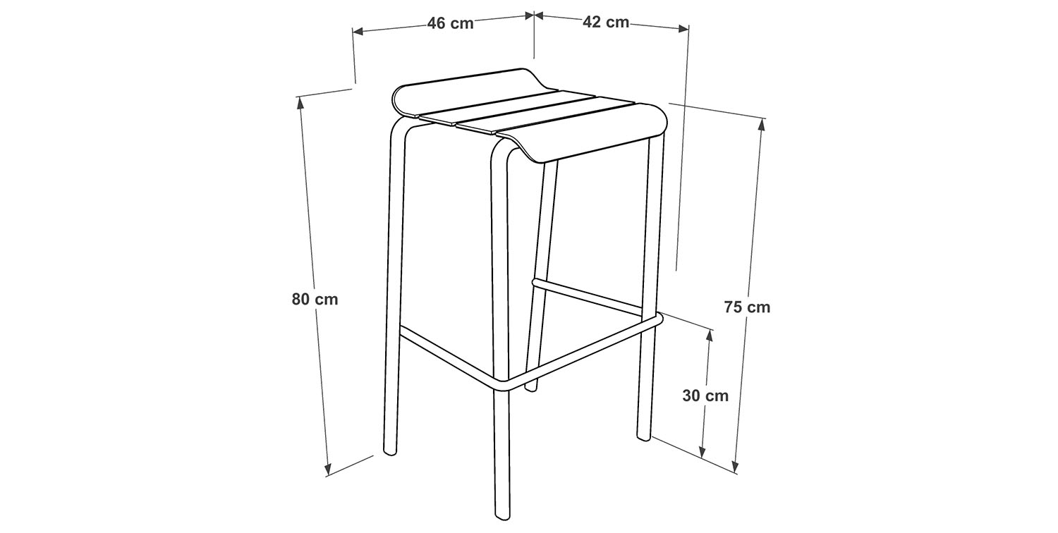 Barska Stolica Alicante Moka