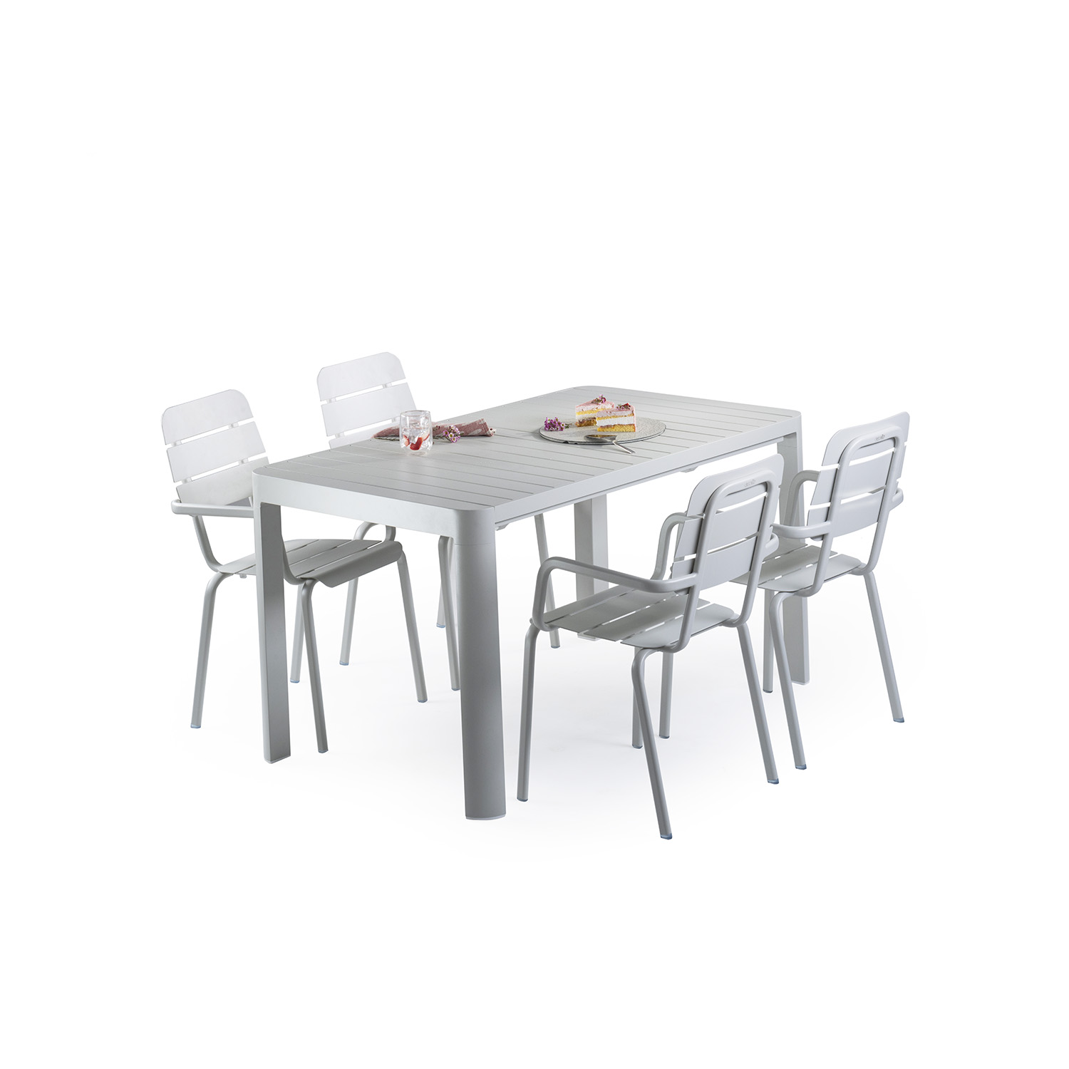 Stolica Alicante Armchair Pearl Grey