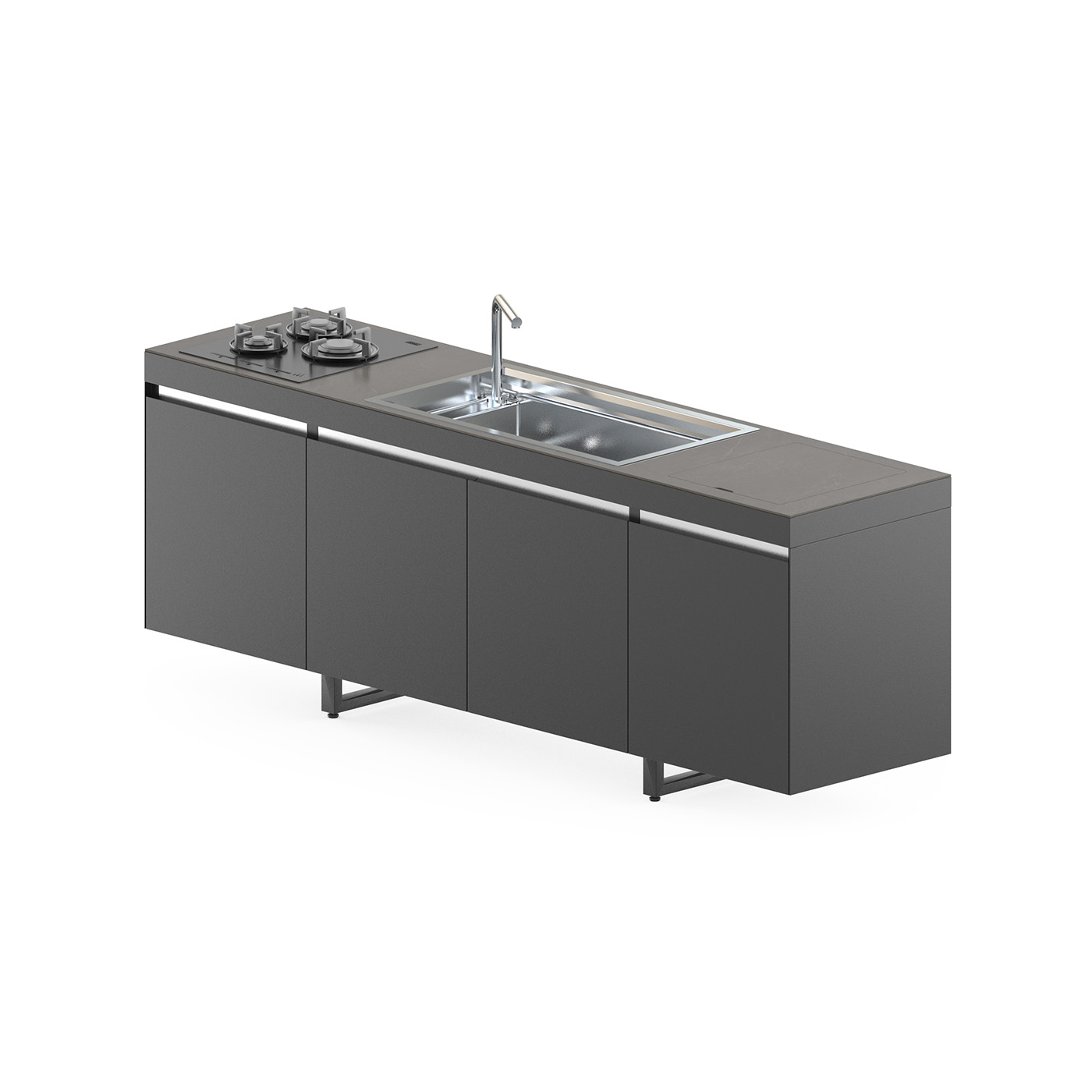 Ljetna kuhinja Agher Obsidian V2