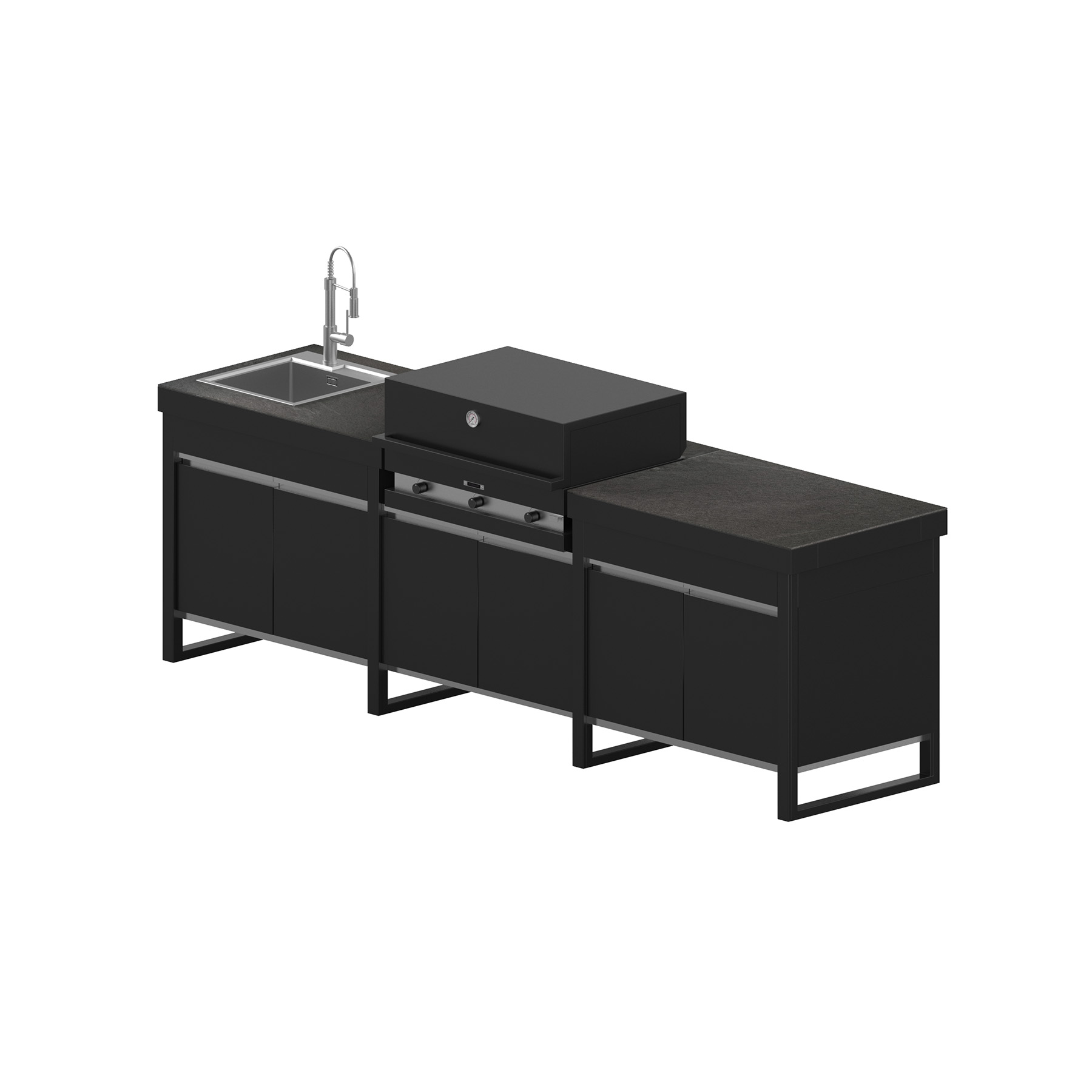 Ljetna kuhinja Lares Obsidian 2830