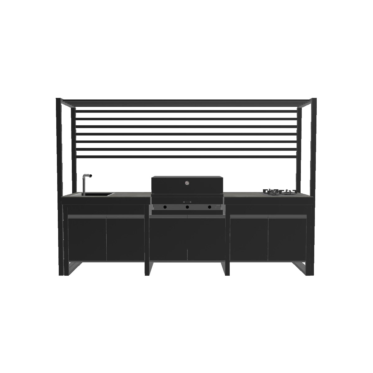 Ljetna kuhinja Lares Obsidian 2950