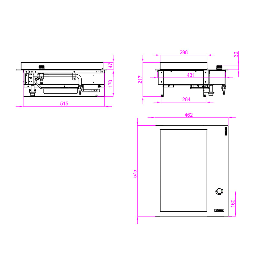 Ugradbeni roštilj FGB 250