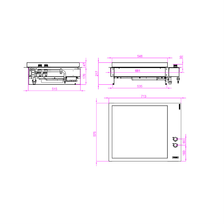 Ugradbeni roštilj FGB 500