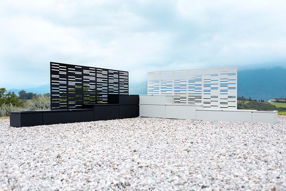 Žardinjera za cvijeće Tera 50x33x45 Obsidian