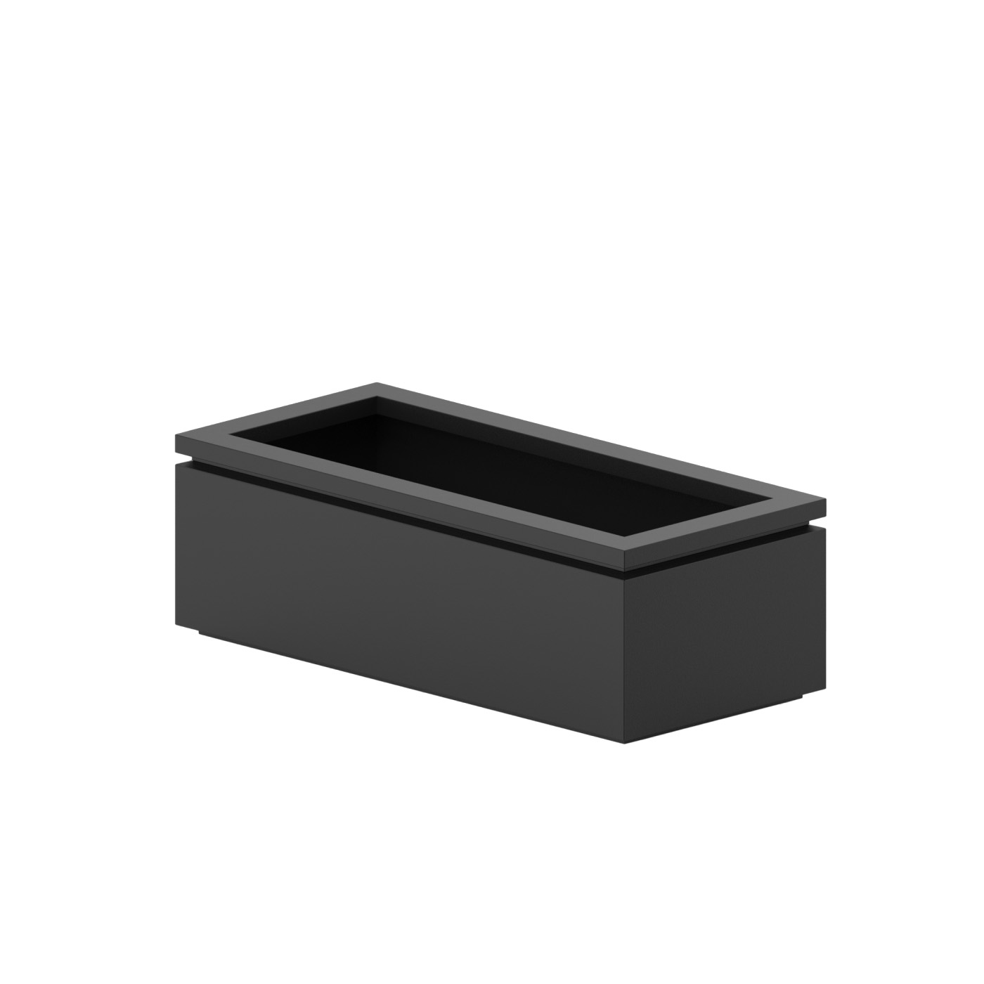 Korito za cvijeće Tera 100x45x33 Obsidian