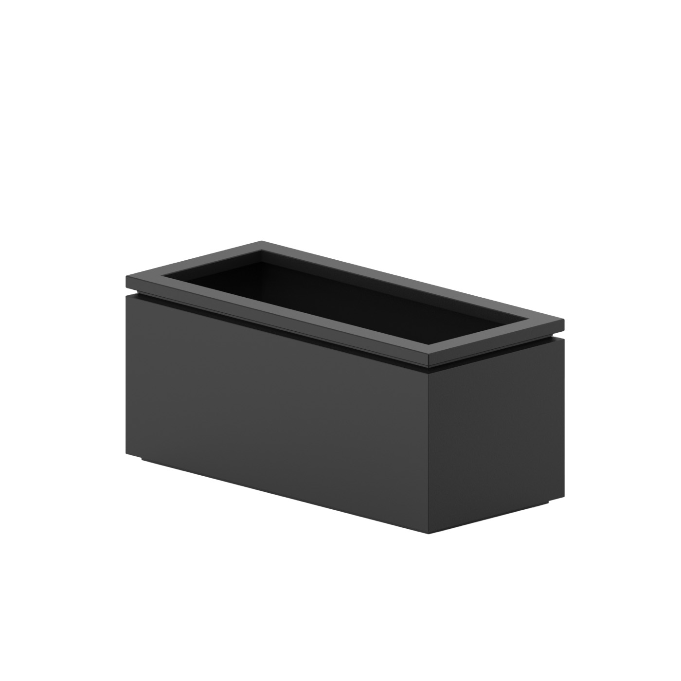 Korito za cvijeće Tera 100x45x45 Obsidian