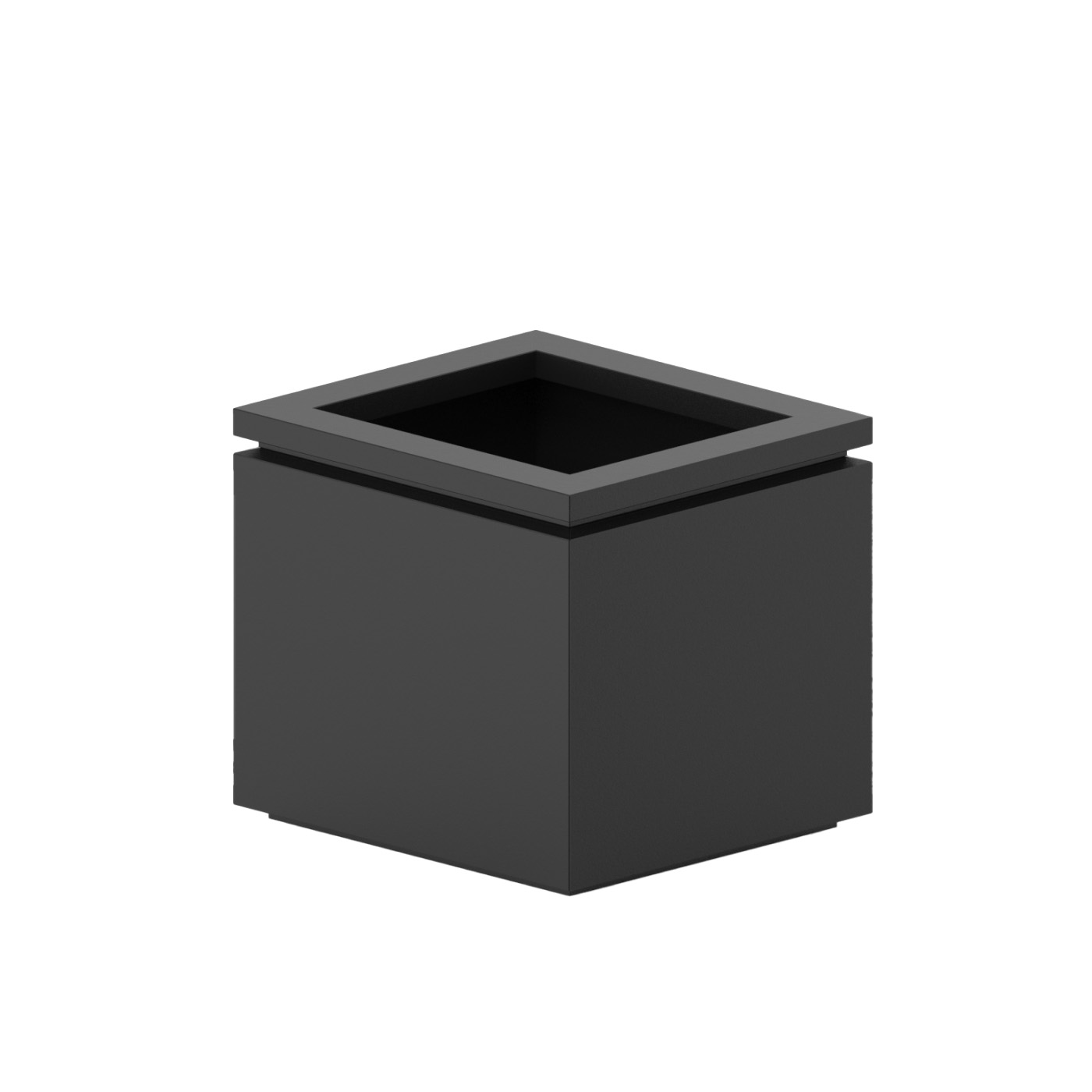 Žardinijera za cvijeće Tera 50x45x45 Obsidian