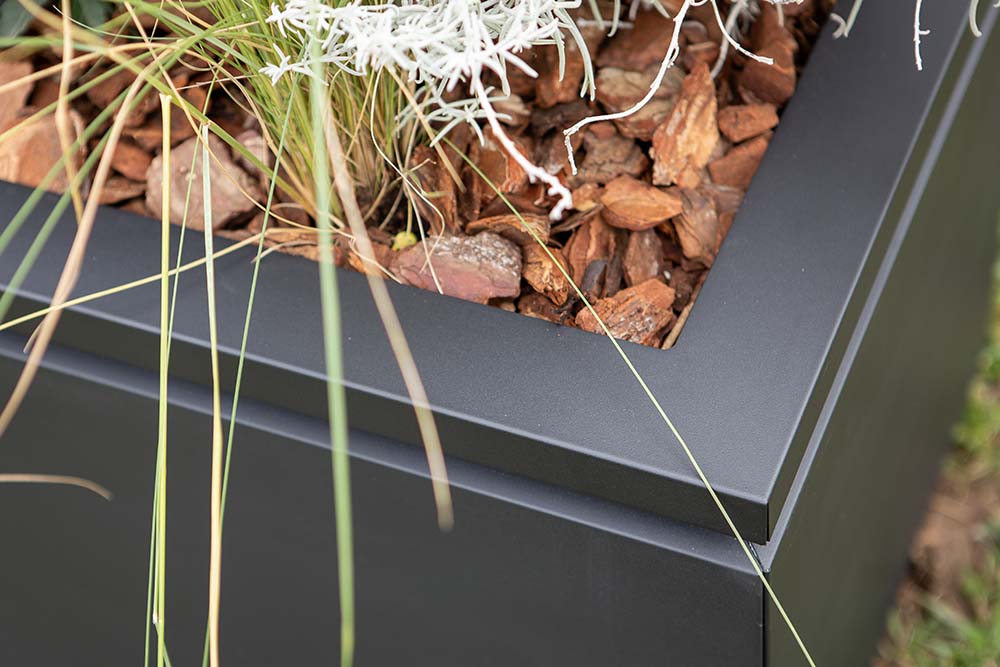 Žardinjera za cvijeće Tera 50x33x45 Obsidian