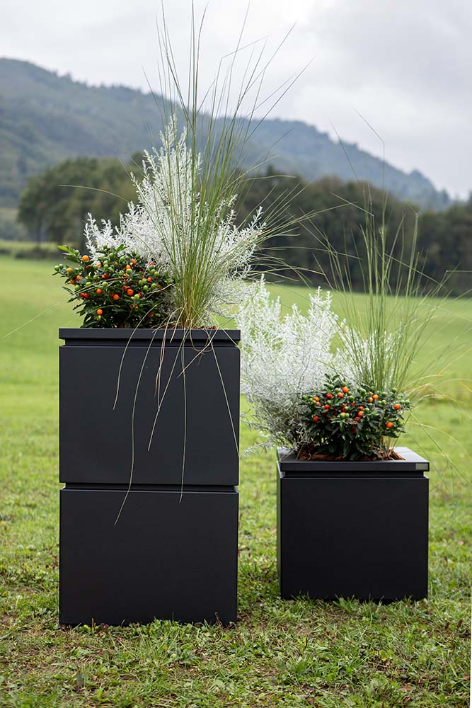 Žardinjera za cvijeće Tera 50x33x45 Obsidian