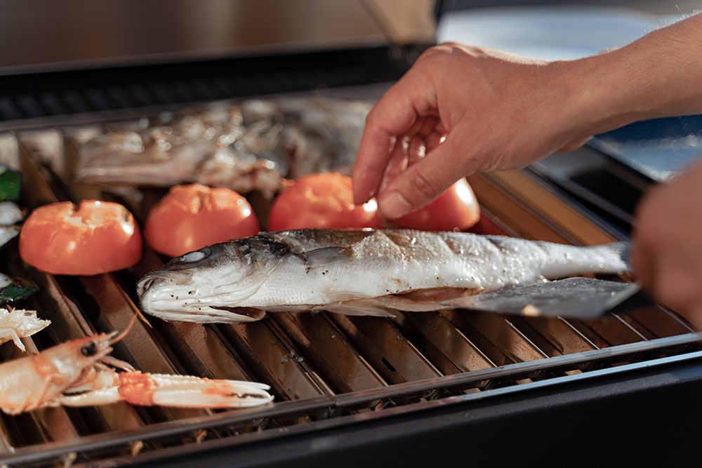 Plinski roštilj na kotačima FGA 750 FO