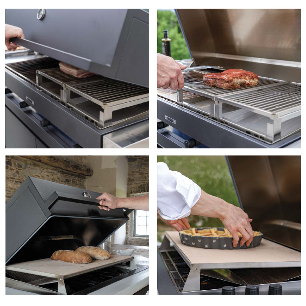 Plinski roštilj na kotačima FGA 750 FO