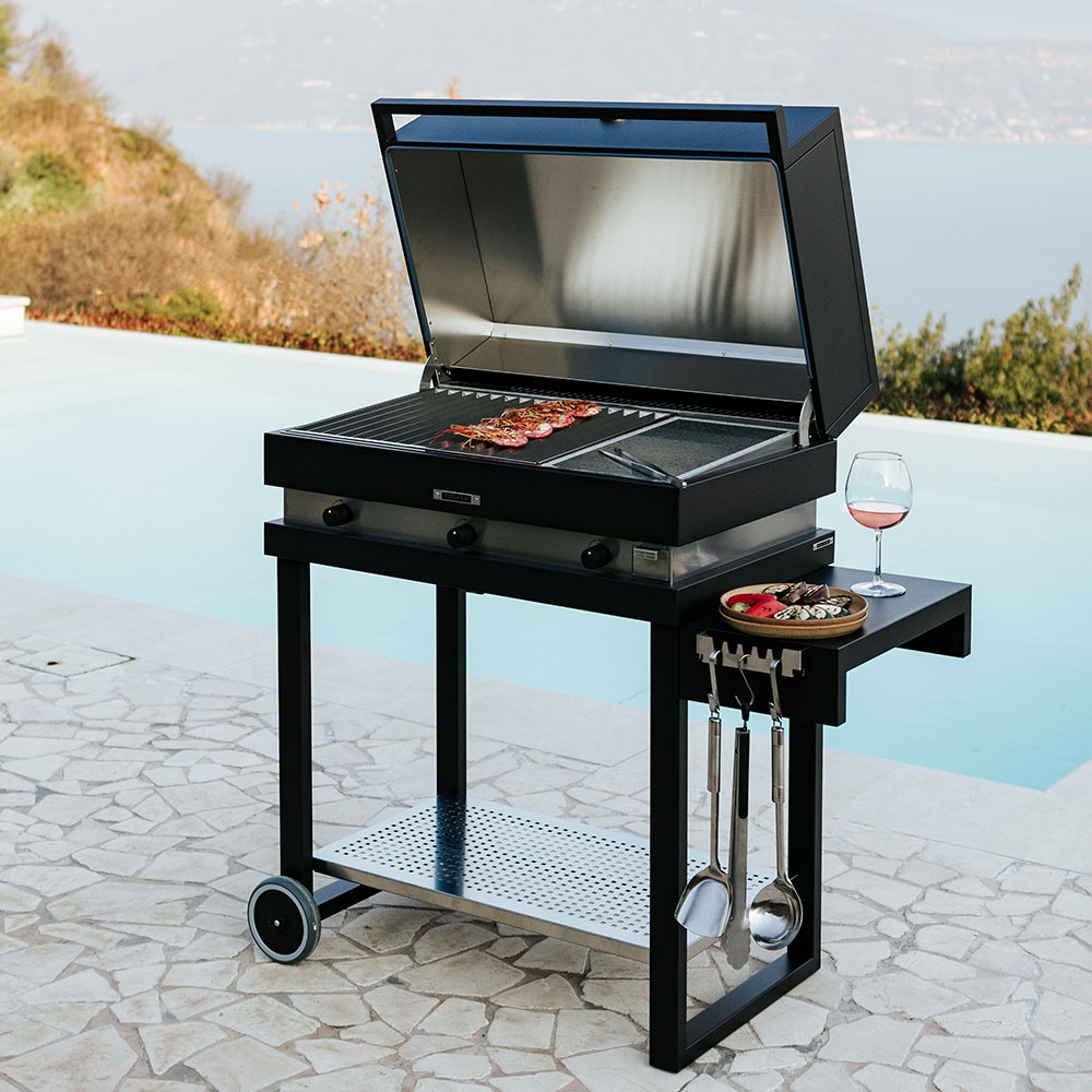 Plinski roštilj na kotačima FGA 750 FO