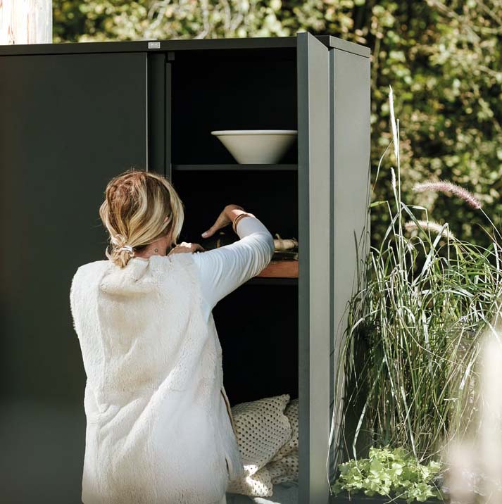 Vrtni ormar Aiva 50 Obsidian