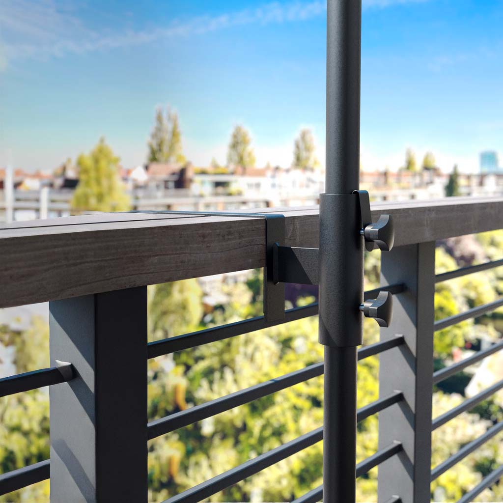 Balkonski nosač suncobrana za držač do 173 mm