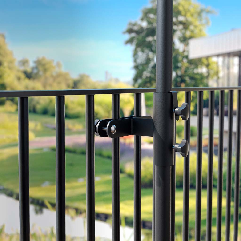 Balkonski nosač suncobrana za vertikalnu ogradu