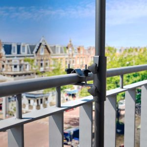 balkonski nosač suncobrana za vodoravnu okruglu ogradu