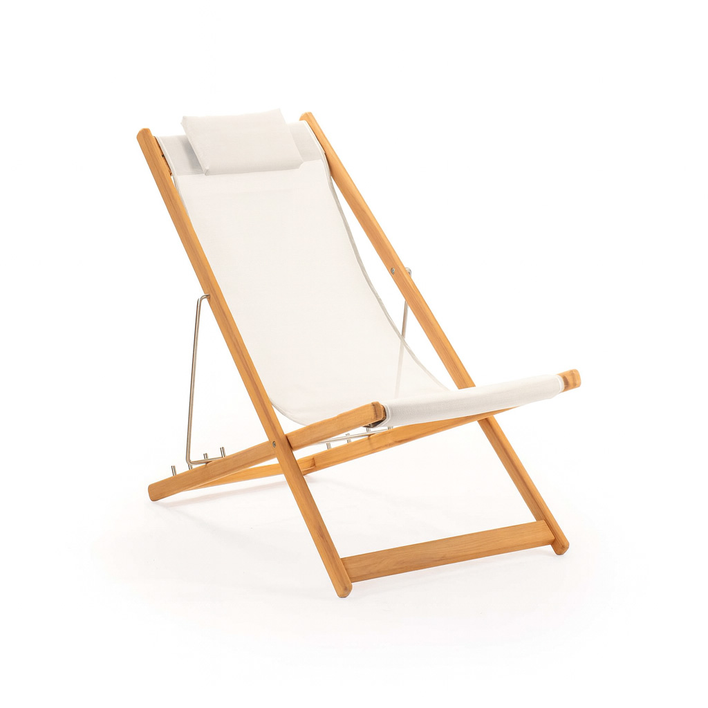 Sklopiva ležaljka Easy White